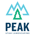 Peak Utah Landscaping logo